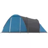 Tenda de cúpula COLEMAN Waterfall 5 (modelo 2025) com extensão de túnel, azul/cinzento