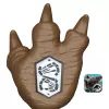 Brinquedo de dinossauro Jurassic World Rebirth Wild Roar Utahraptor, mordida de ataque controlada pela cauda e som