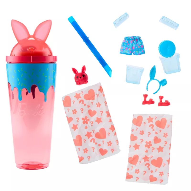 Mattel Barbie Pop! Reveal série Shakes boneca Gatinho, JCN87