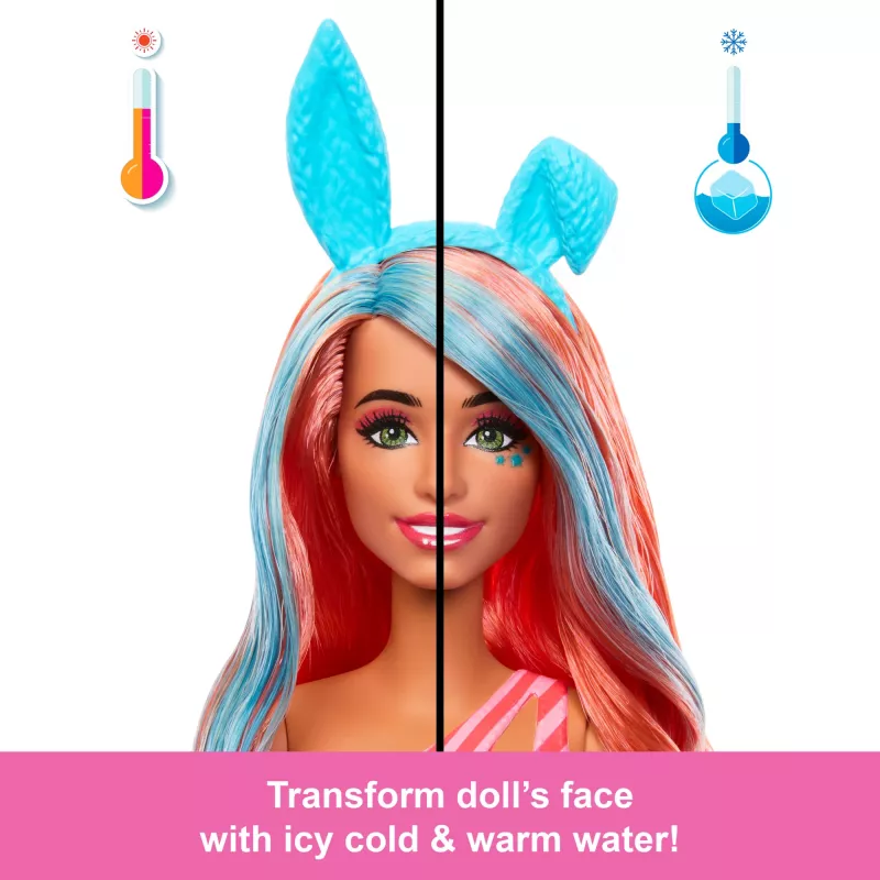 Mattel Barbie Pop! Reveal série Shakes boneca Gatinho, JCN87