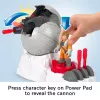 Fisher-Price Imaginext STAR WARS Canhão da base rebelde brinquedo com chave de personagem Luke Skywalker em metal fundido, 5 peças