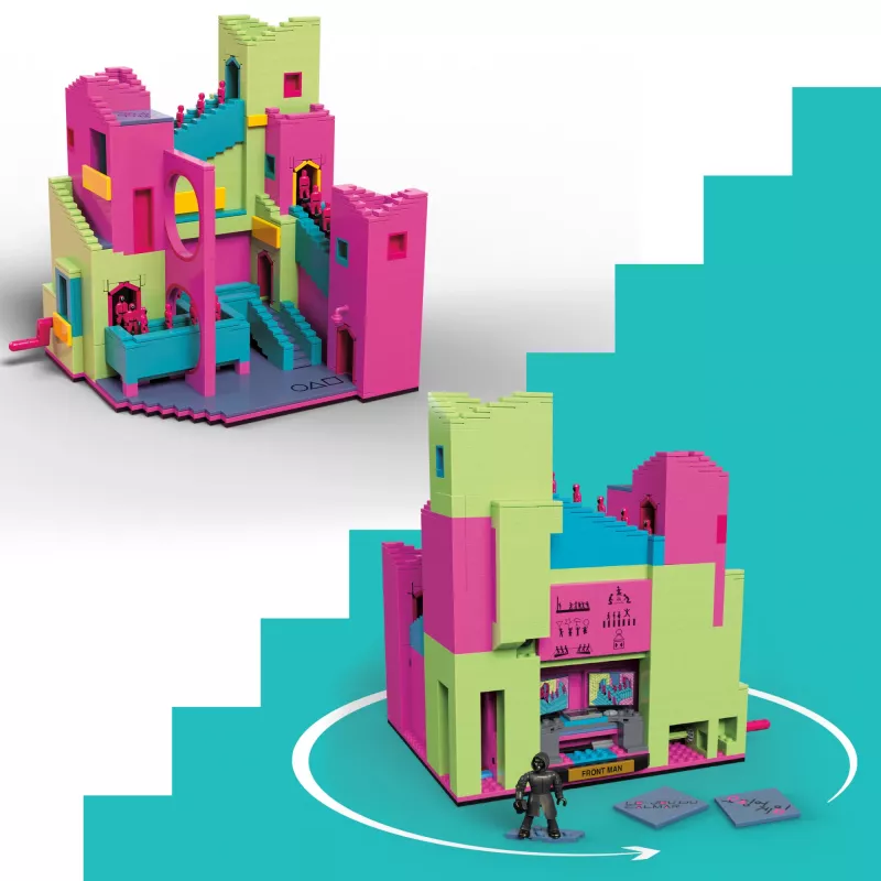 Mattel MEGA Showcase Squid Game conjunto HYL45 brinquedo de construção, 17+