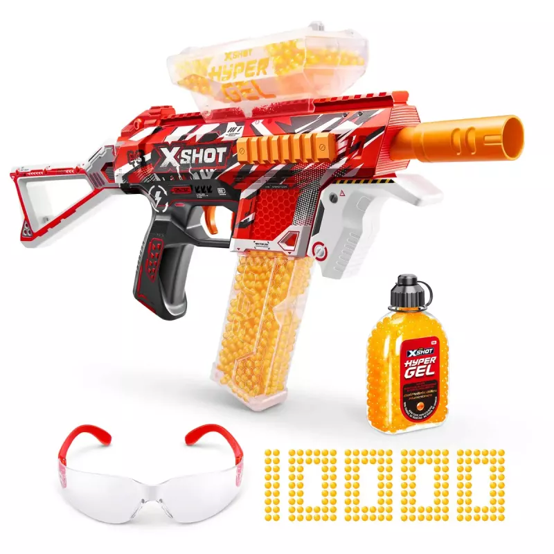 Zuru XSHOT Hyper Gel Trace Fire lançador de bolas de gel, 36621