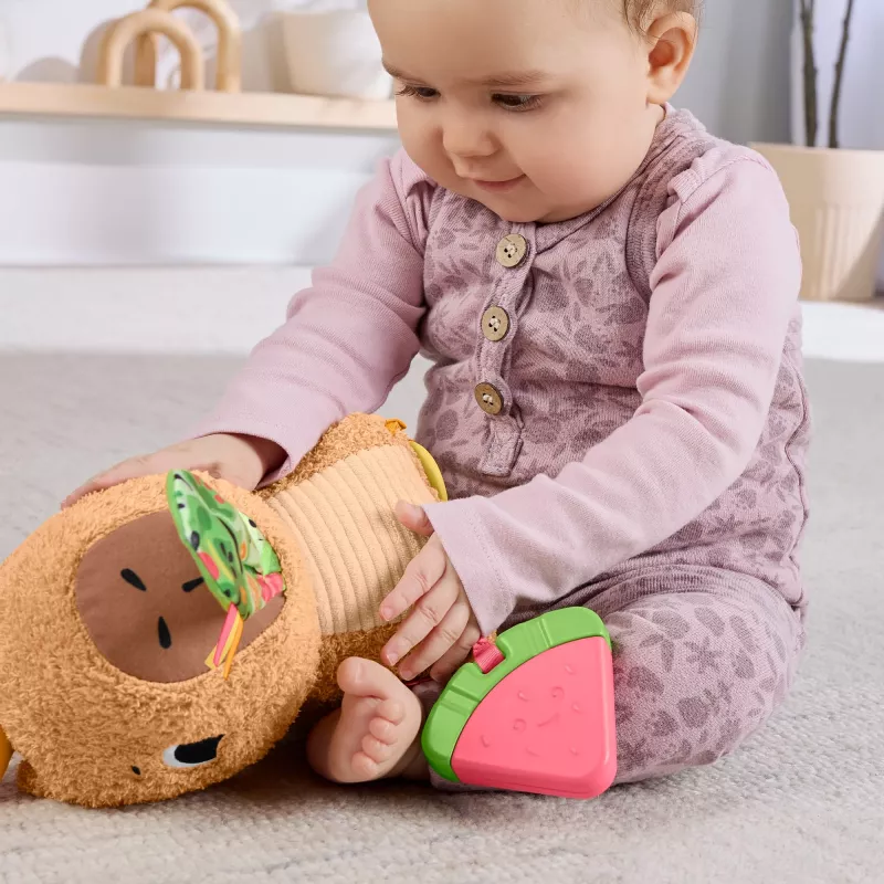 Porquinho-de-água de brincar Fisher-Price Snuggly Snacky Capy 0,5 anos
