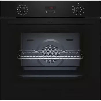Forno elétrico de encastrar NEFF N 30 B2CVG6AK3 — 71 l, preto, botões rotativos, temporizador eletrónico, A+
