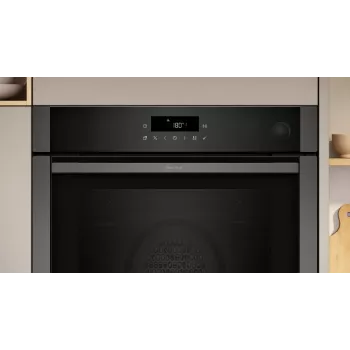 Forno elétrico de encastrar NEFF N 50 B6AVJ7AG3 — 71 L, 3600 W, preto/grafite, controlo tátil