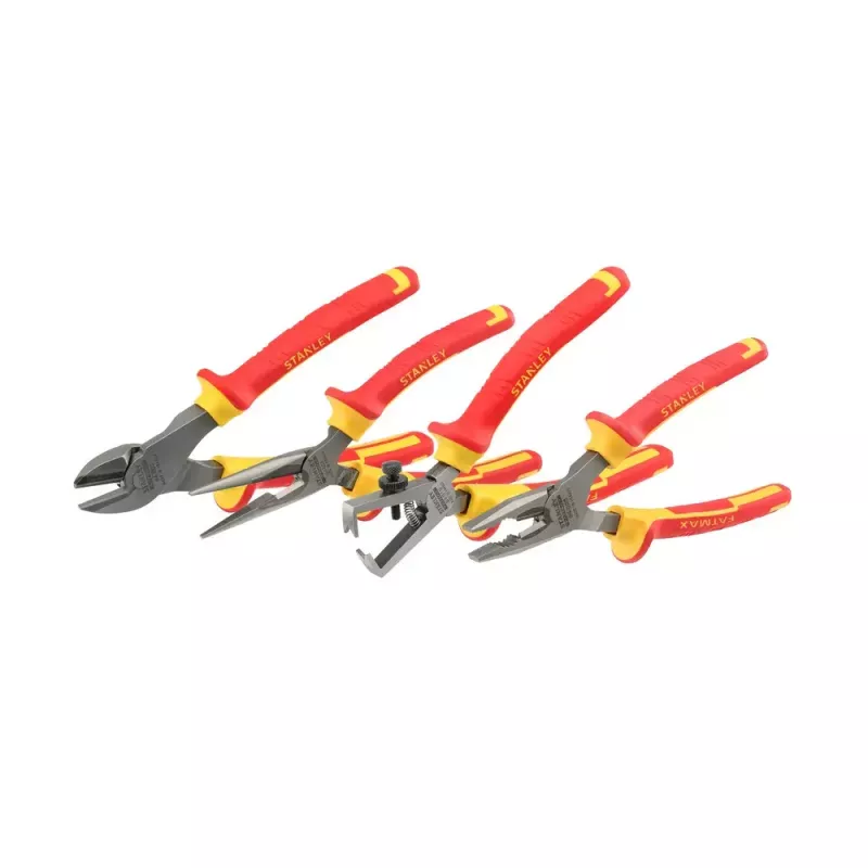 Alicates Stanley FATMAX 4 peças VDE 4-84-489