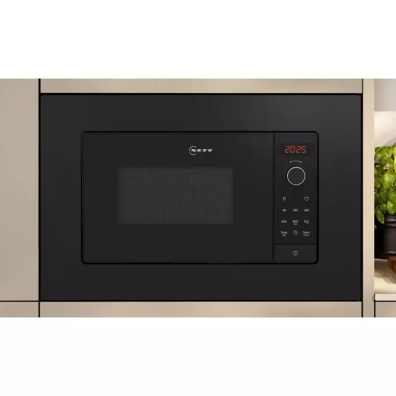 Micro-ondas Neff HLAWG26S3 preto micro-ondas solo de encastrar 20 L 800 W