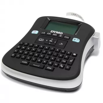 DYMO LabelManager ® ™ 210D - QWZ, QWERTZ, D1, transferência térmica, 180 x 180 DPI, 12 mm/s, preto, prateado