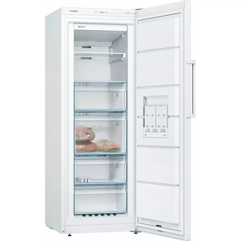 Bosch Serie 4 GSN29VWEP congelador vertical, 200 l, classe E, branco