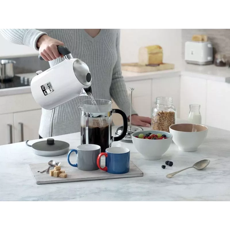 Chaleira elétrica Kenwood ZJX650WH 1 L 2200 W prateado, branco