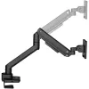 Suporte para monitor SILVERSTONE SST-ARM14B para monitores de 17–49 polegadas, preto, suporte ajustável para um ecrã