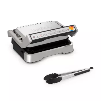 Grelhador de contacto Tefal OptiGrill 2in1 GC773D aço inoxidável 2100 W