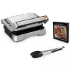 Grelhador de contacto Tefal OptiGrill 2in1 GC773D aço inoxidável 2100 W