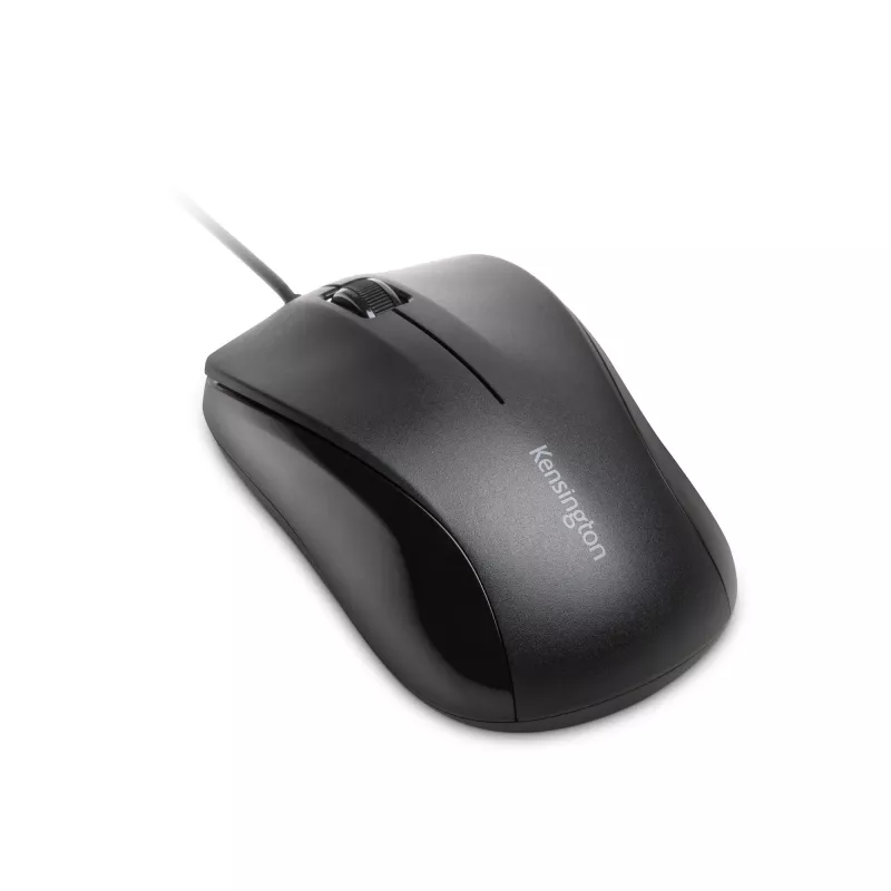 Rato com fio Kensington ValuMouse, ambidestro, ótico, USB Type-A, 1000 DPI, preto