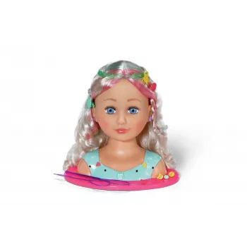 BABY born marcador de styling e acessórios, cabeça de boneca de maquilhagem/styling, feminino, 3 anos, menino/menina, multicolor