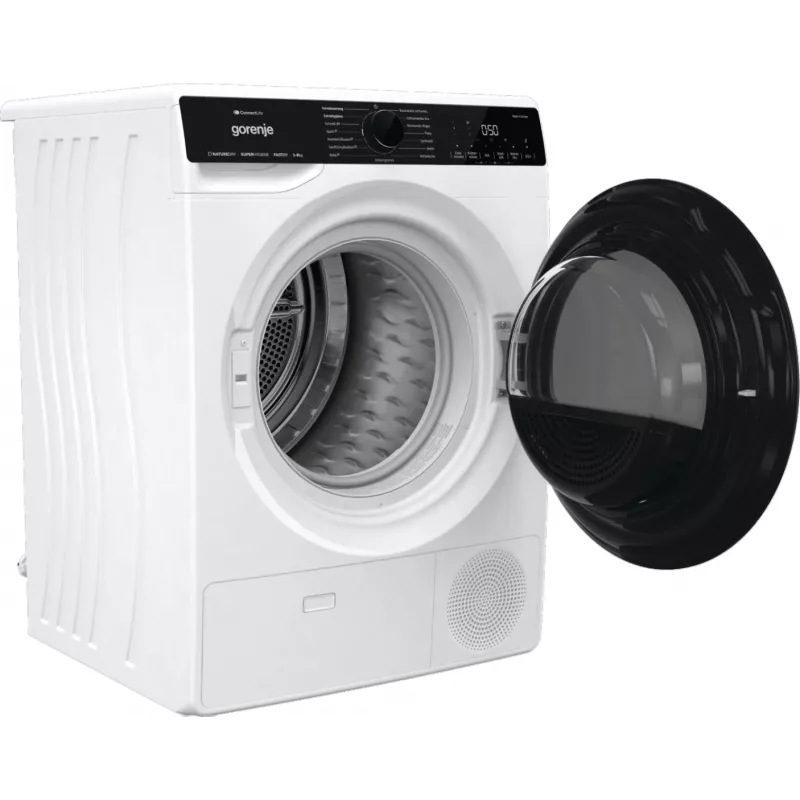 Gorenje DPNA83W Máquina de secar roupa de instalação livre carregamento frontal 8 kg Preto, Branco