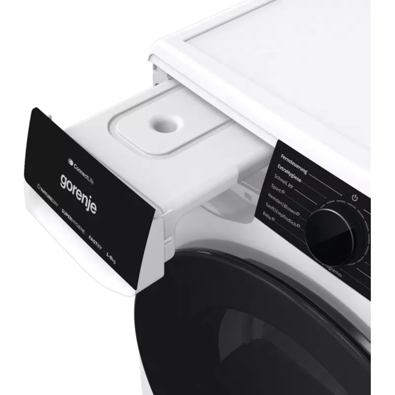 Gorenje DPNA83W Máquina de secar roupa de instalação livre carregamento frontal 8 kg Preto, Branco