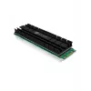 ICY BOX IB-M2HS-701 M.2 2280 SSD dissipador, passivo, alumínio, PC/PS5, preto