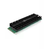 ICY BOX IB-M2HS-701 M.2 2280 SSD dissipador, passivo, alumínio, PC/PS5, preto