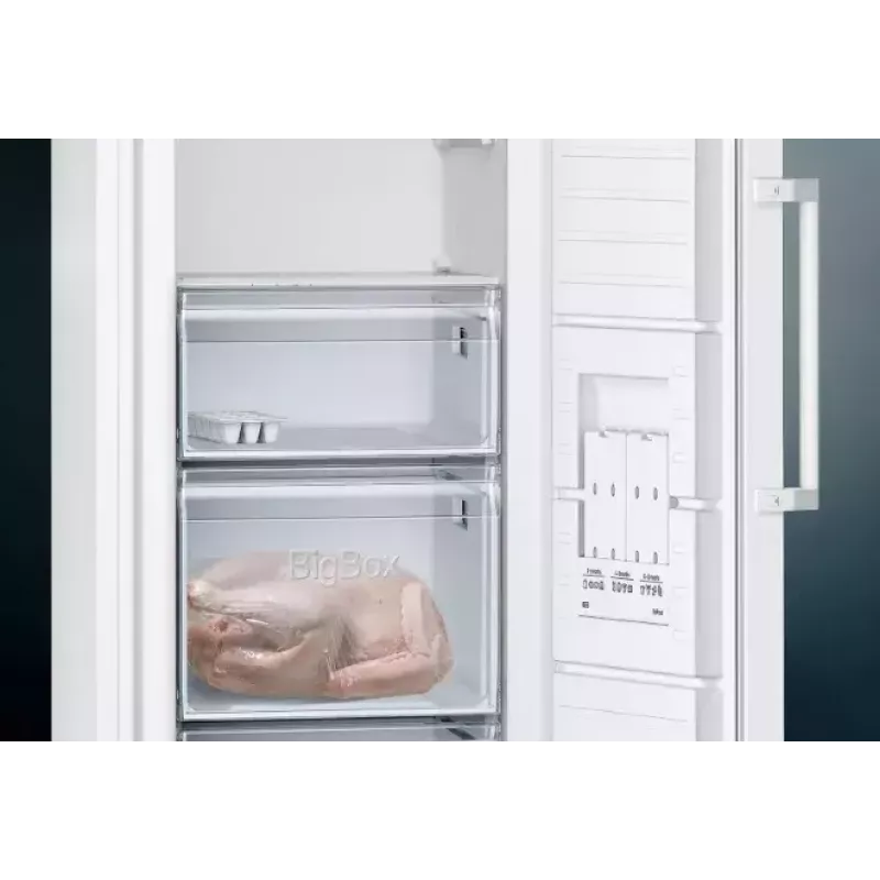 Siemens iQ300 GS29NVWEP Congelador vertical instalação livre 200 L Branco