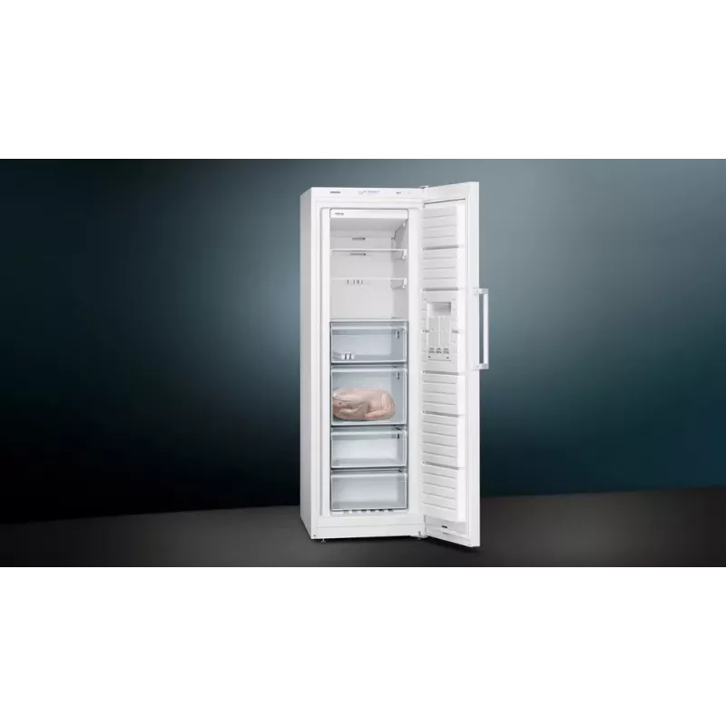 Siemens iQ300 GS33NVWEP congelador vertical, 225 l, classe E, branco