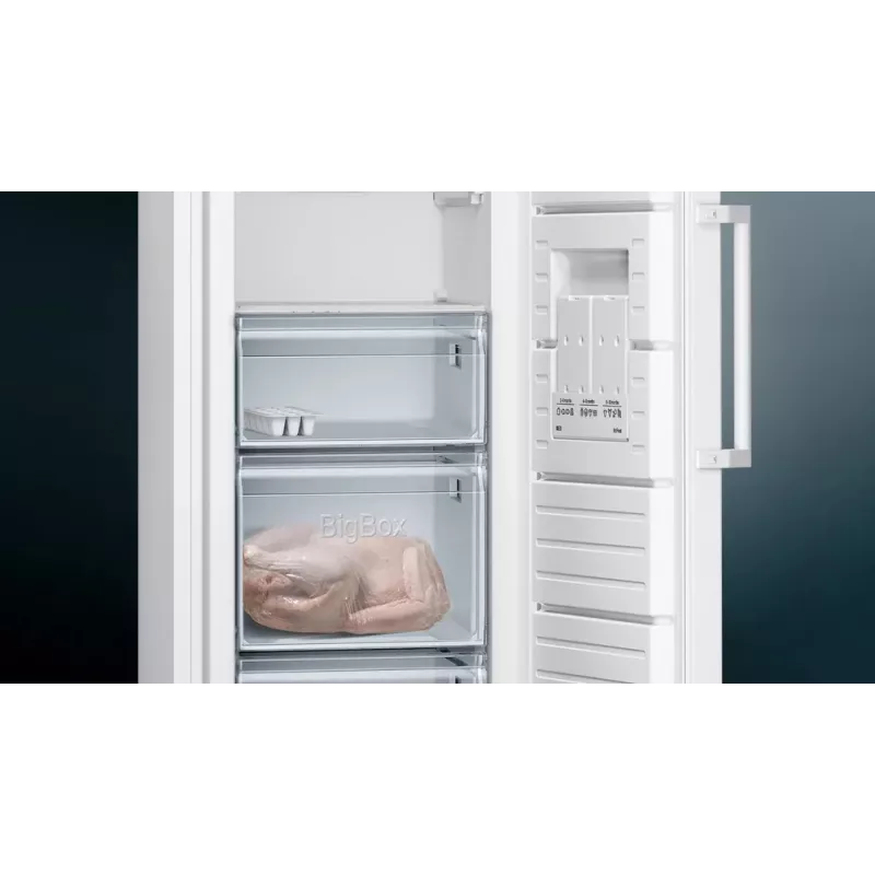 Siemens iQ300 GS33NVWEP congelador vertical, 225 l, classe E, branco
