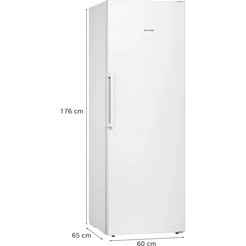 Siemens iQ300 GS33NVWEP congelador vertical, 225 l, classe E, branco