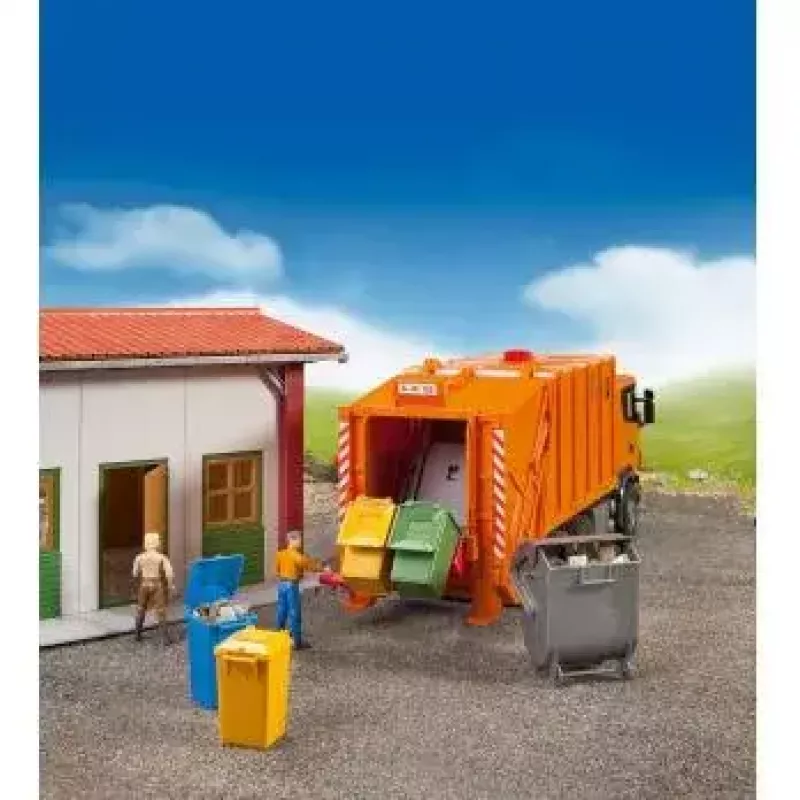 Conjunto de contentores de lixo BRUDER 2607