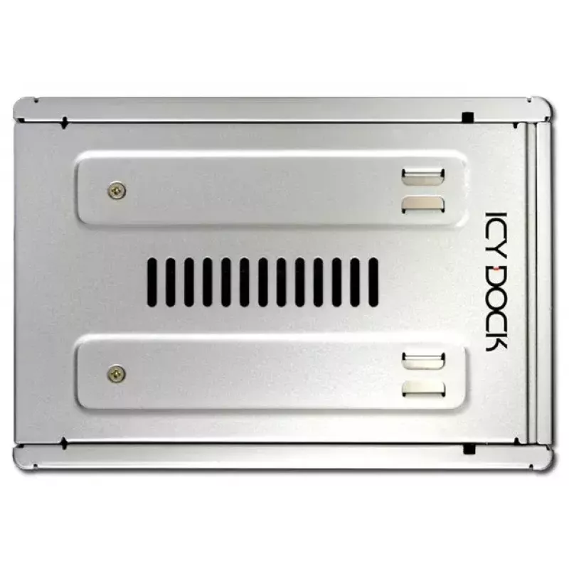 Cremax ICY Dock MB982IP-1S - Adaptador de encaixe para armazenamento - 8,9 cm para 6,4 cm (3.5 para 6,40cm (2.5)) - Prateado (MB982IP-1S-1)