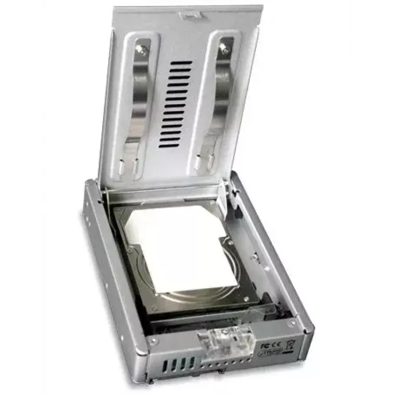 Cremax ICY Dock MB982IP-1S - Adaptador de encaixe para armazenamento - 8,9 cm para 6,4 cm (3.5 para 6,40cm (2.5)) - Prateado (MB982IP-1S-1)