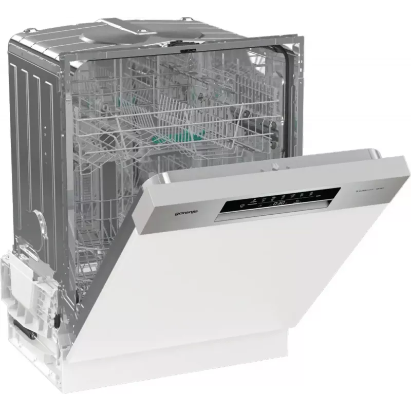 Máquina de lavar louça Gorenje GI642E90X semi-integrada, 13 conjuntos de louça, 60 cm, 47 dB, 11 l/ciclo, classe energética E