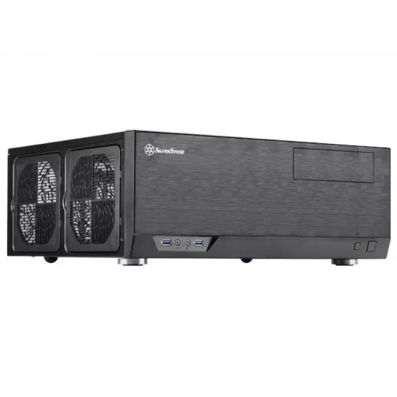 Caixa de PC Silverstone Grandia GD09 Desktop preta