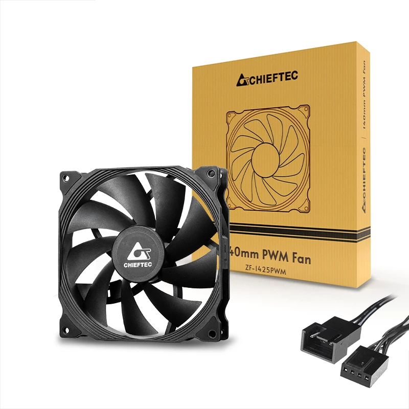 Ventoinha CHIEFTEC ZF-1425PWM 140mm PWM funcionamento silencioso