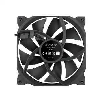 Chieftec ZF-1225PWM Sistema de arrefecimento para computador Ventoinha para caixa de computador 12 cm Preto 1 unidade