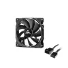 Chieftec ZF-1225PWM Sistema de arrefecimento para computador Ventoinha para caixa de computador 12 cm Preto 1 unidade