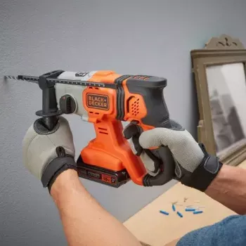 Berbequim Black & Decker BCD900E2K-QW 1880 RPM SDS Plus, bateria 2,5 Ah