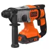 Berbequim Black & Decker BCD900E2K-QW 1880 RPM SDS Plus, bateria 2,5 Ah