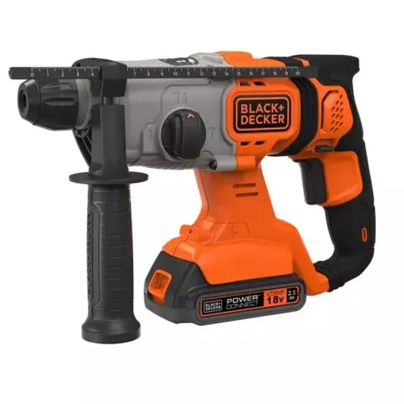 Berbequim Black & Decker BCD900E2K-QW 1880 RPM SDS Plus, bateria 2,5 Ah