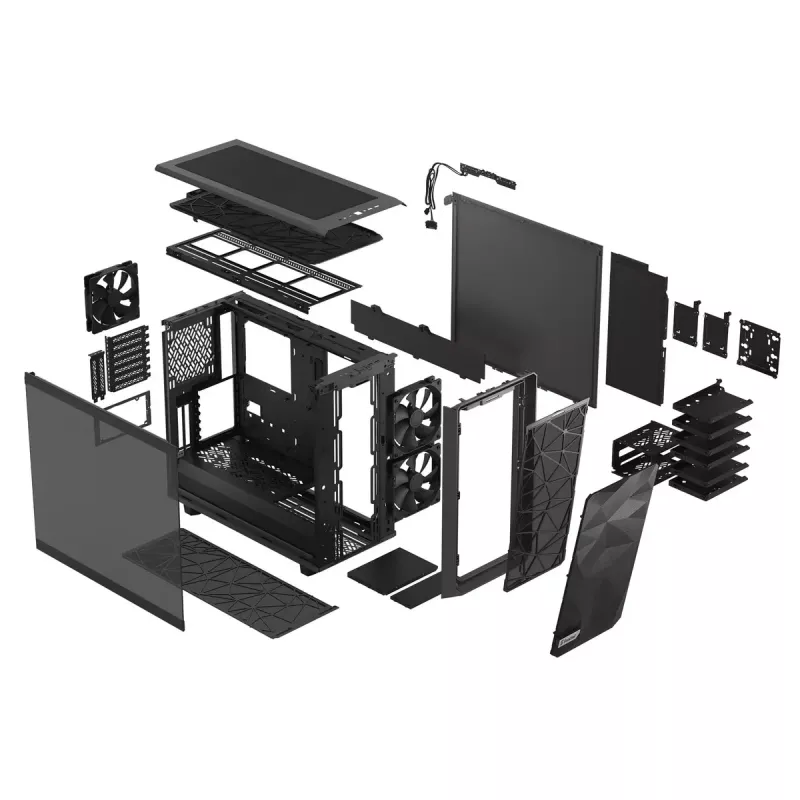 Caixa de PC Fractal Design Meshify 2 Tower cinzento