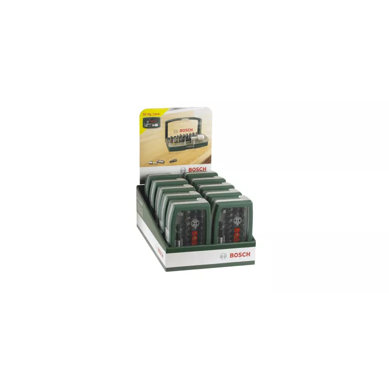Bosch 2607017063 conjunto de pontas de chave de fendas, 32 peças