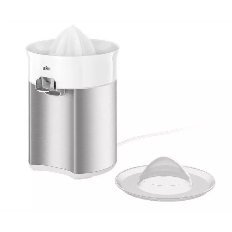 Espremedor de citrinos elétrico Braun CJ5050 WH 60 W metálico, branco