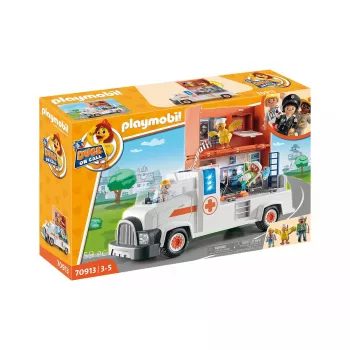 Playmobil Duck On Call 70913 conjunto de brinquedo carro e cidade multicolor