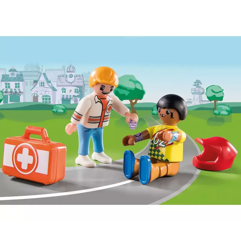 Carro e desporto motorizado Playmobil Duck On Call 70919 multicolor plástico conjunto de brinquedo