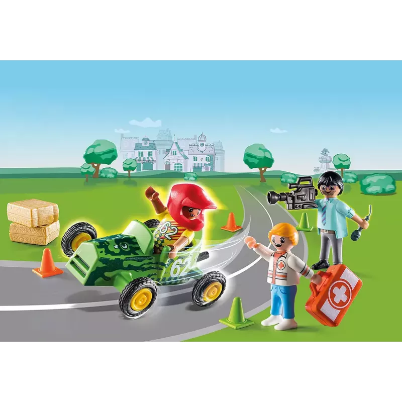 Carro e desporto motorizado Playmobil Duck On Call 70919 multicolor plástico conjunto de brinquedo