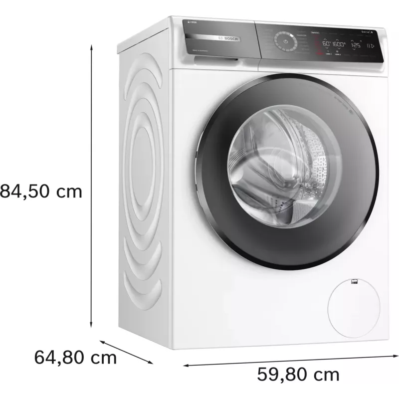 Máquina de lavar roupa Bosch WGB256A41 carga frontal 10 kg 1600 rpm branco