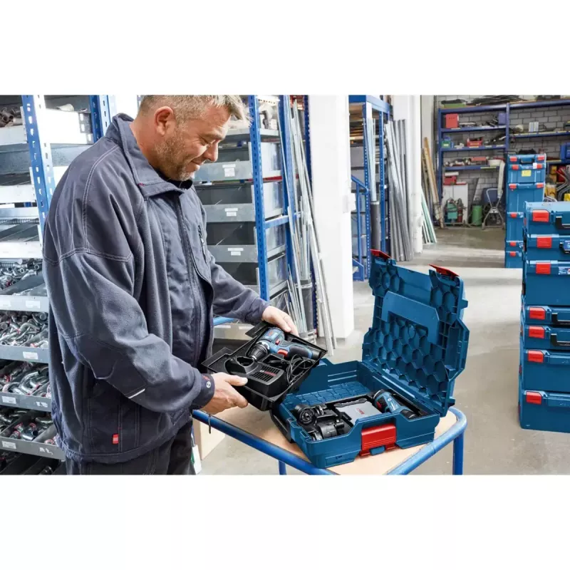 Bosch Professional L-Boxx 162, vazia, azul/vermelho