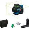 Bosch GLL 12V-100-33 CG Professional laser de linhas verde a bateria com suporte LB 10 (0601065400)
