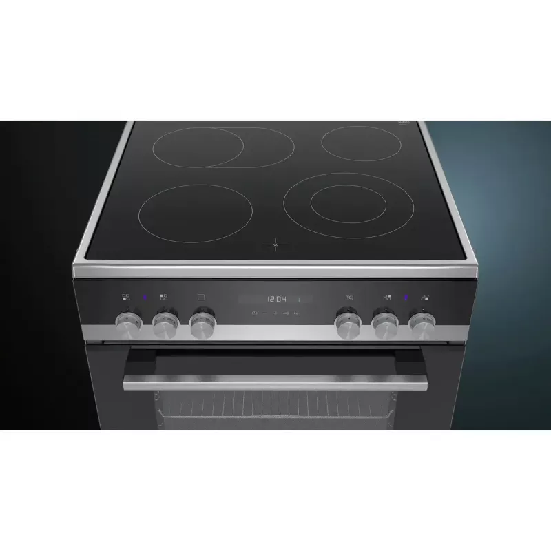Siemens iQ500 HK9S5A240 Fogão independente Placa vitrocerâmica elétrica Preto