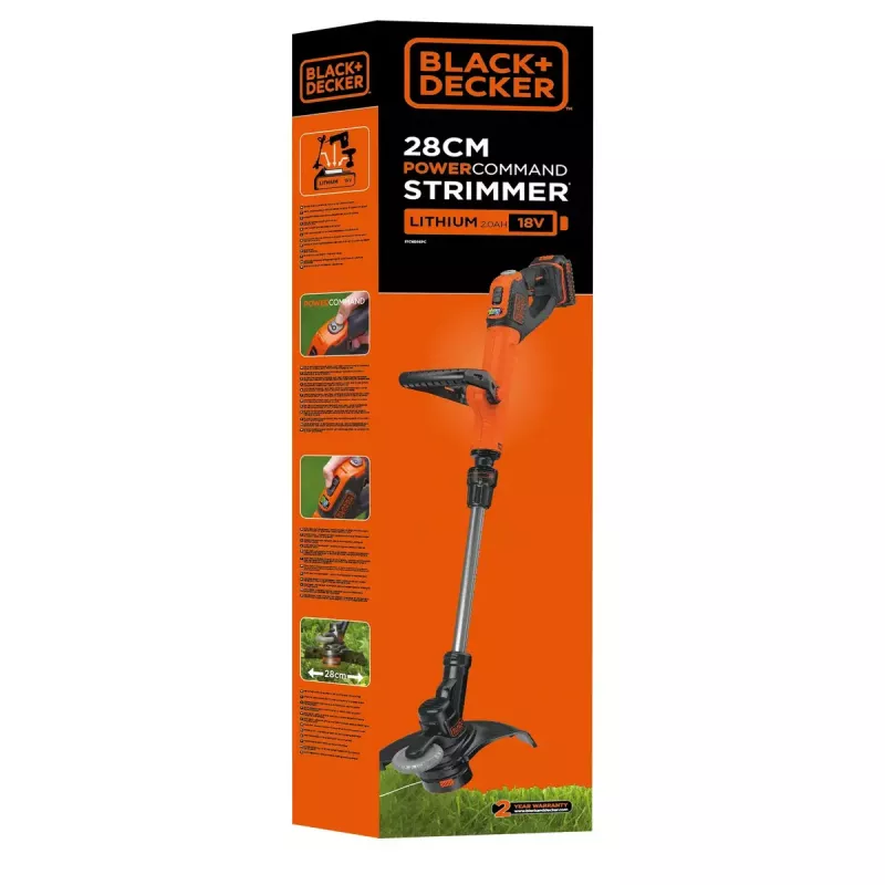 Roçadora aparador de relva Black & Decker STC1820CM-QW